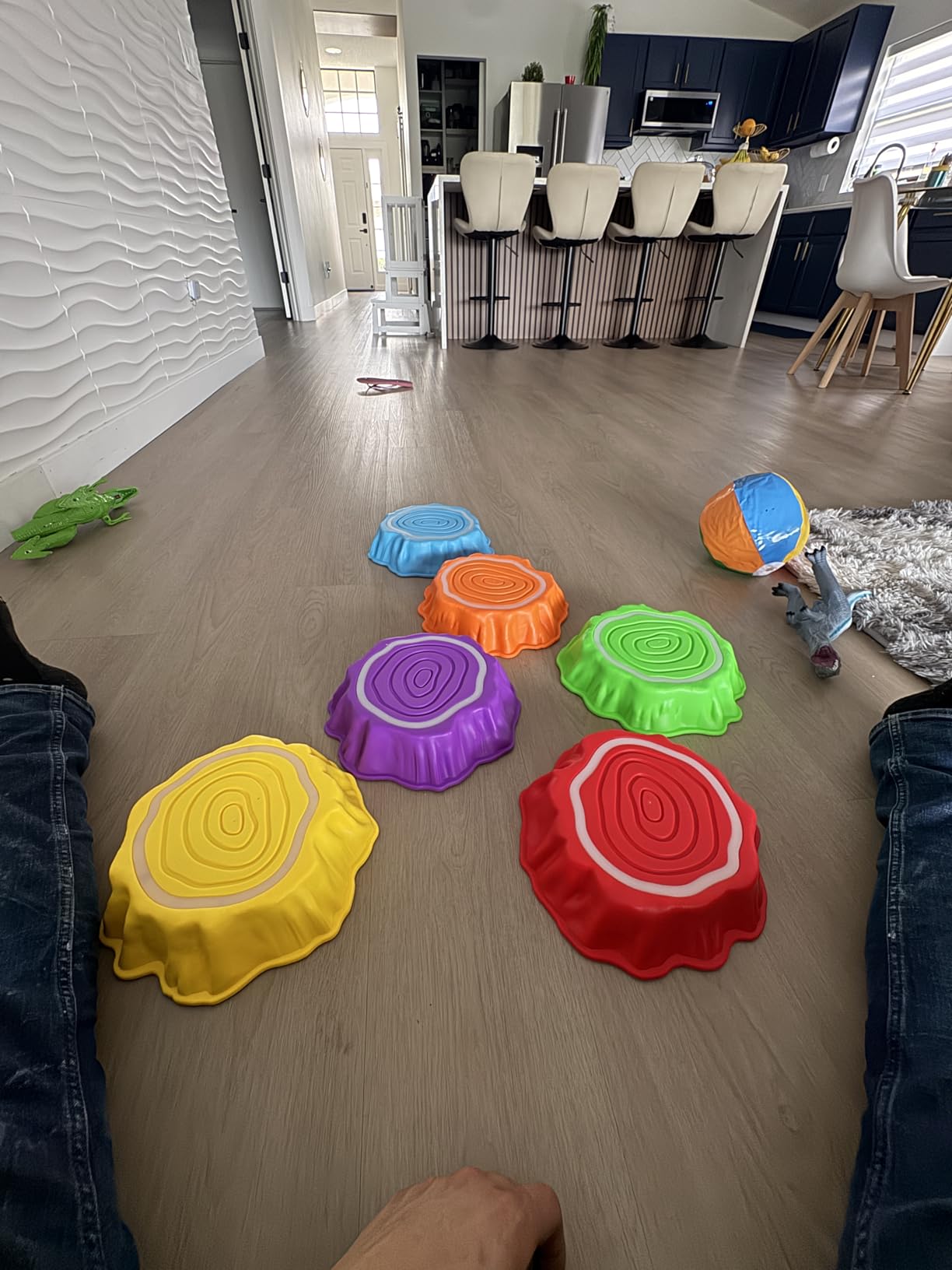 Flooyes Stepping Stones for Kids, Light Up & Music customer photo 1