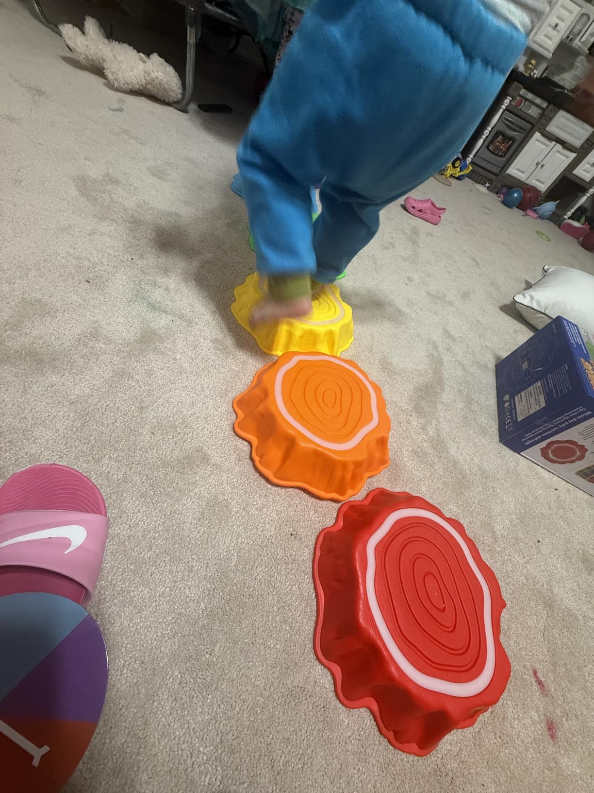 Flooyes Stepping Stones for Kids, Light Up & Music customer photo 2