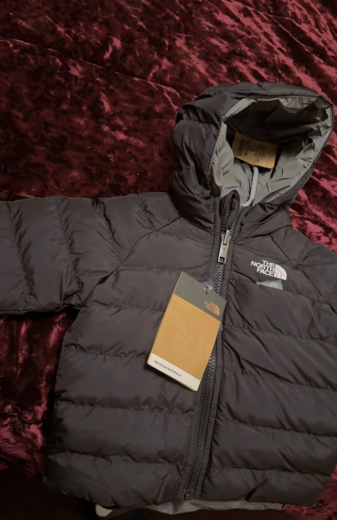The North Face Kids Reversible Perrito Insulated Hooded Jacket | 2 in 1 Winter Coat for Boys & Girls, Water Repellent customer photo 1