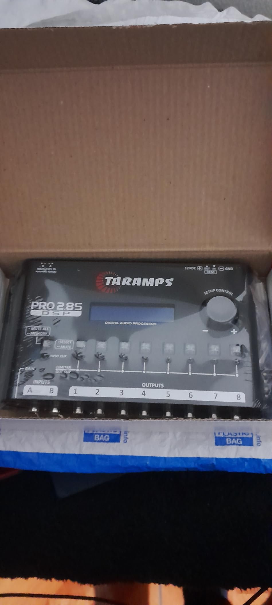 Taramps PRO 2.8S Black 8-Channel Car Audio DSP Digital Signal Processor customer photo 1