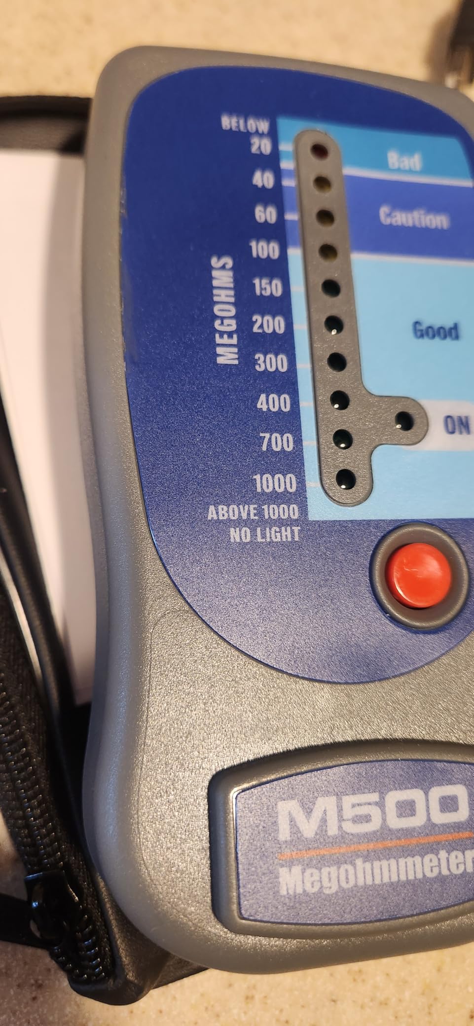 M500 Insulation Megohmmeter Compatible with Supco M500, 0 to 1000MΩ customer photo 1