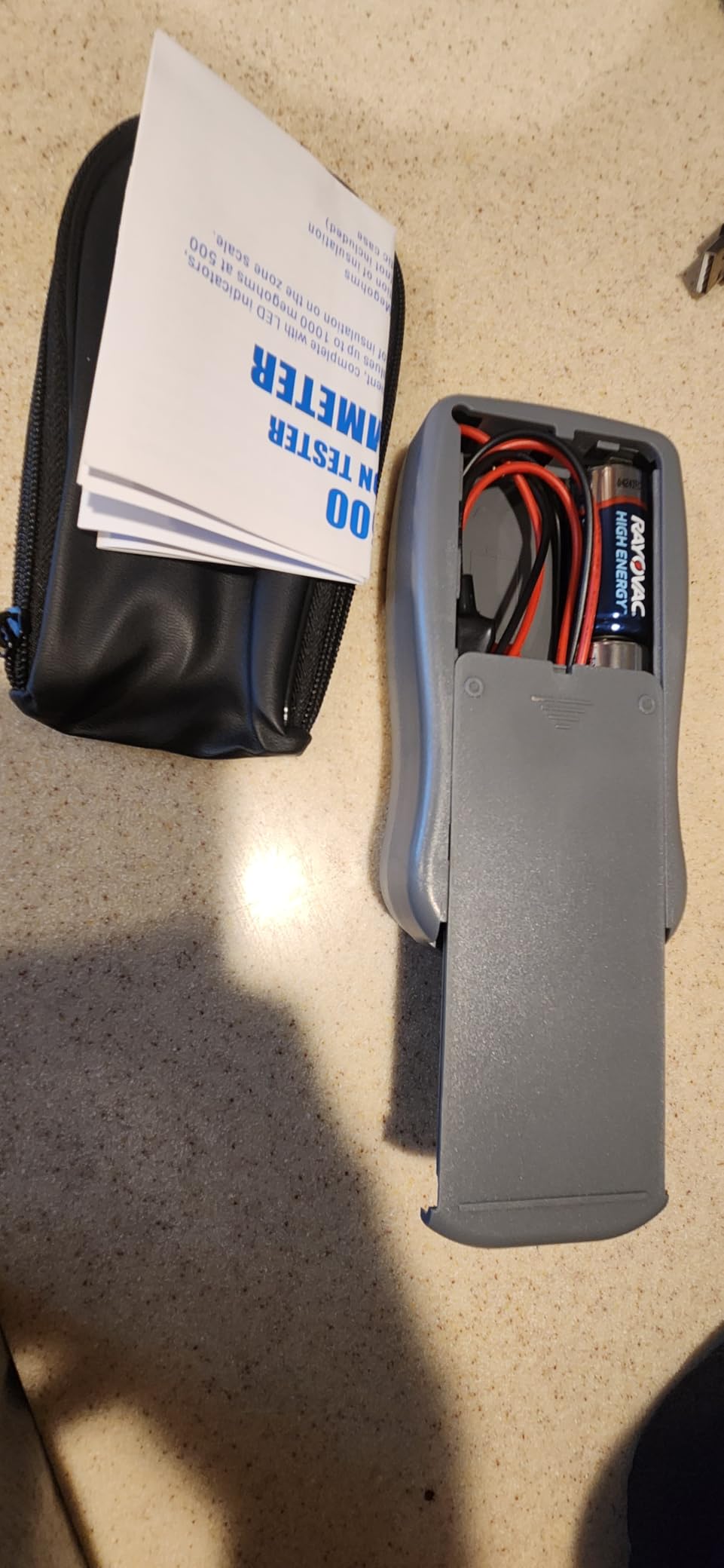 M500 Insulation Megohmmeter Compatible with Supco M500, 0 to 1000MΩ customer photo 2