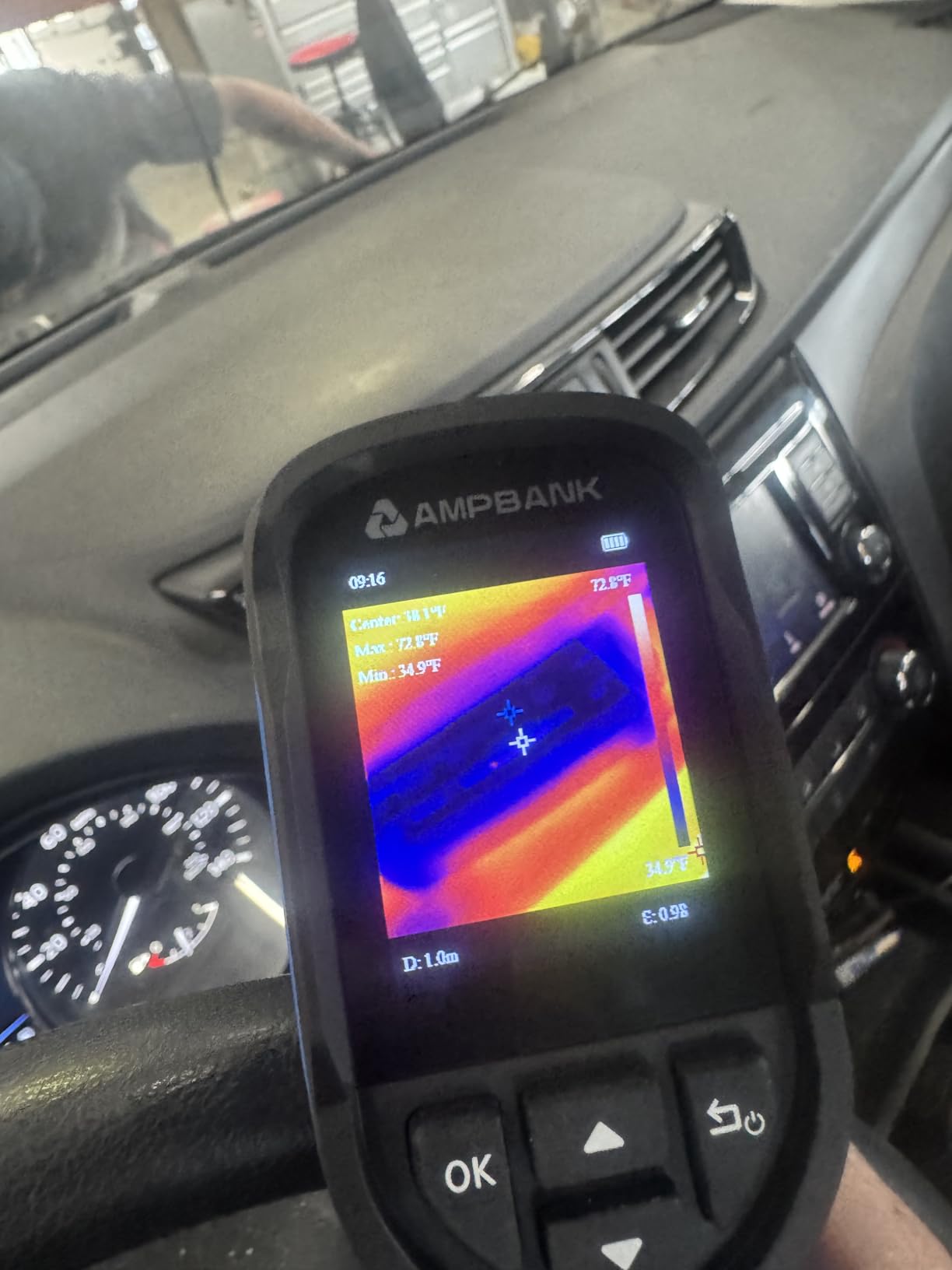 H128 Handheld Thermal Camera, 240 x 240 TISR Resolution, 24h Battery Life Thermal Imaging Camera, 25 Hz Infrared Camera with Temperature Alarm, -4℉~ 842℉ Temp Range, IP65 Protection Level customer photo 1