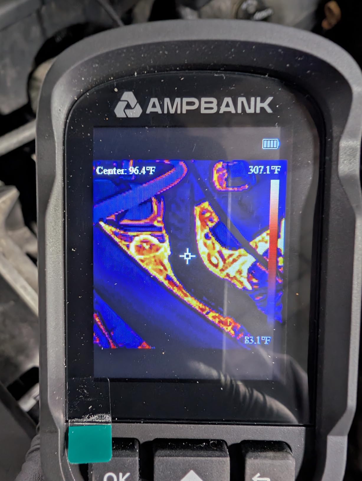 H128 Handheld Thermal Camera, 240 x 240 TISR Resolution, 24h Battery Life Thermal Imaging Camera, 25 Hz Infrared Camera with Temperature Alarm, -4℉~ 842℉ Temp Range, IP65 Protection Level customer photo 2