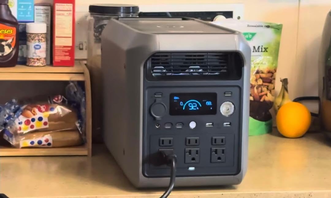DABBSSON Portable Power Station 2000L, 2048Wh Semi-Solid LiFePO4 Battery, 2200W AC Output 6, 3300W Power Boost, 1 Hr Fast Charge, Solar Generator for Home Backup, Camping & RVs (Solar Panel Optional) customer photo 2