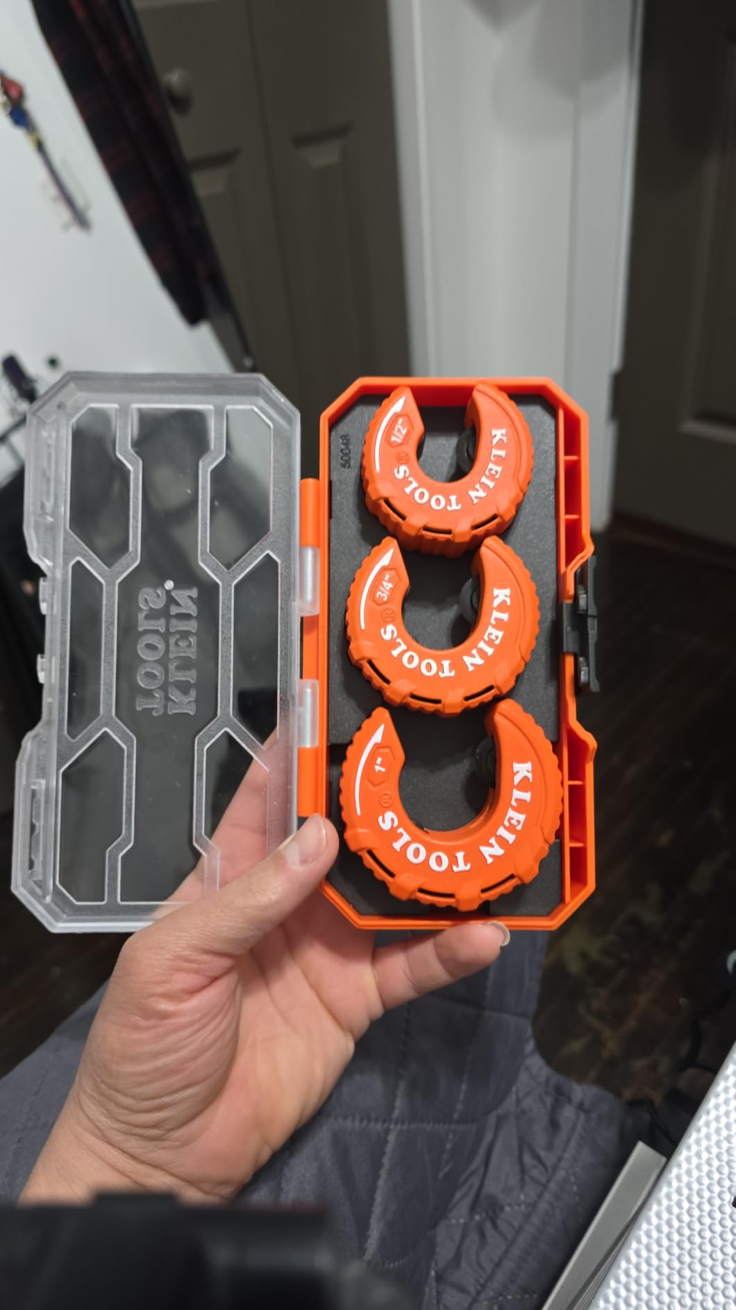 Klein Tools 50048 C-Style Copper Tubing Pipe Cutter Tool Set with 1/2, 3/4, and 1-Inch Cutters, MODbox Case customer photo 1