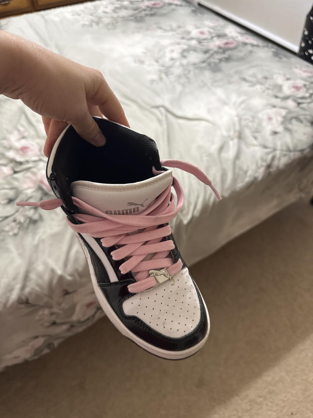 PUMA Unisex-Child Rebound Layup Mid Shoes | Casual Shoes customer photo 2