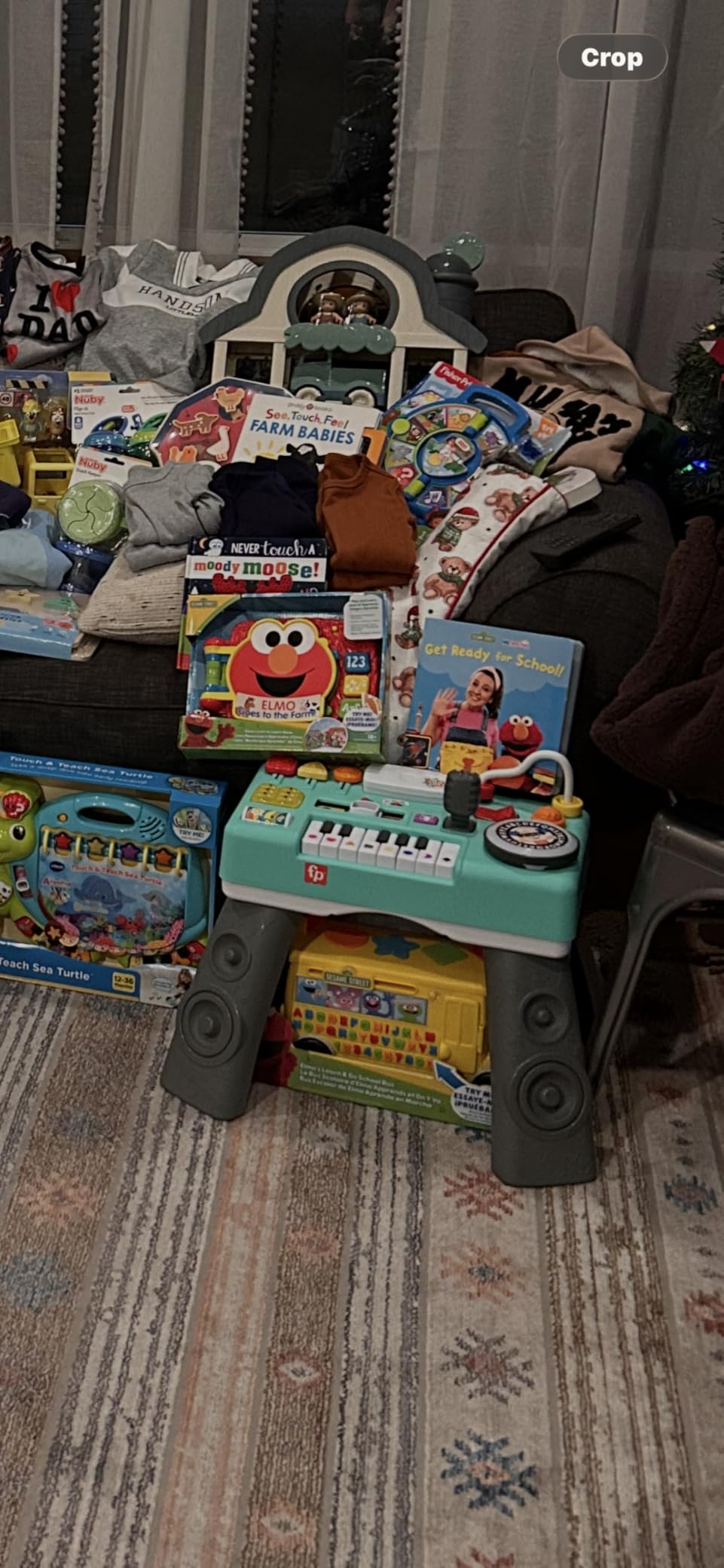 Fisher-Price Baby & Toddler Toy Laugh & Learn DJ Table with Educational Musical Activities for Developmental Play Infants Ages 6+ Months customer photo 2