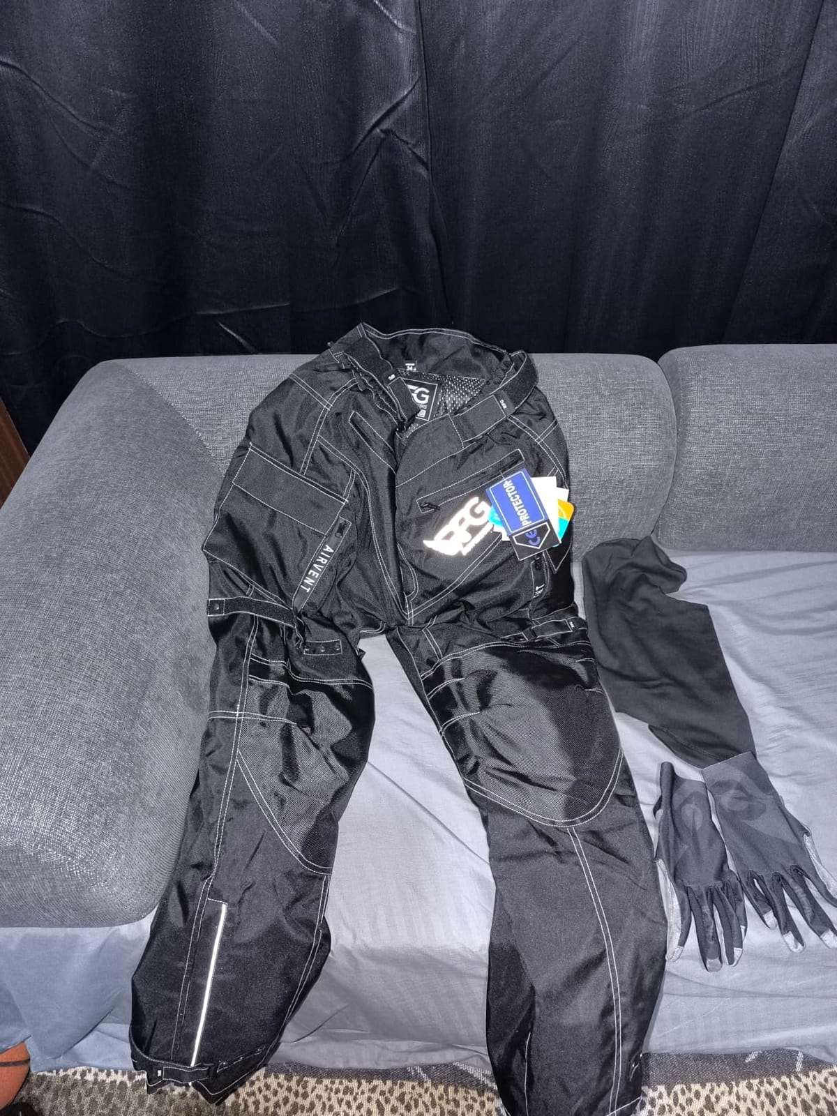 RFG Motorcycle Pants Mens - Waterproof Motorcycle Riding Pants - Ventilation Zippers customer photo 1