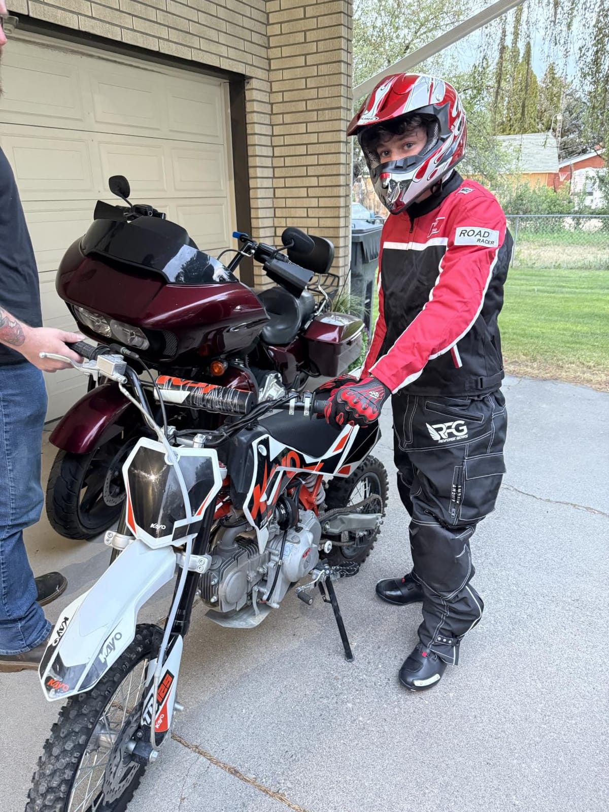 RFG Motorcycle Pants Mens - Waterproof Motorcycle Riding Pants - Ventilation Zippers customer photo 2