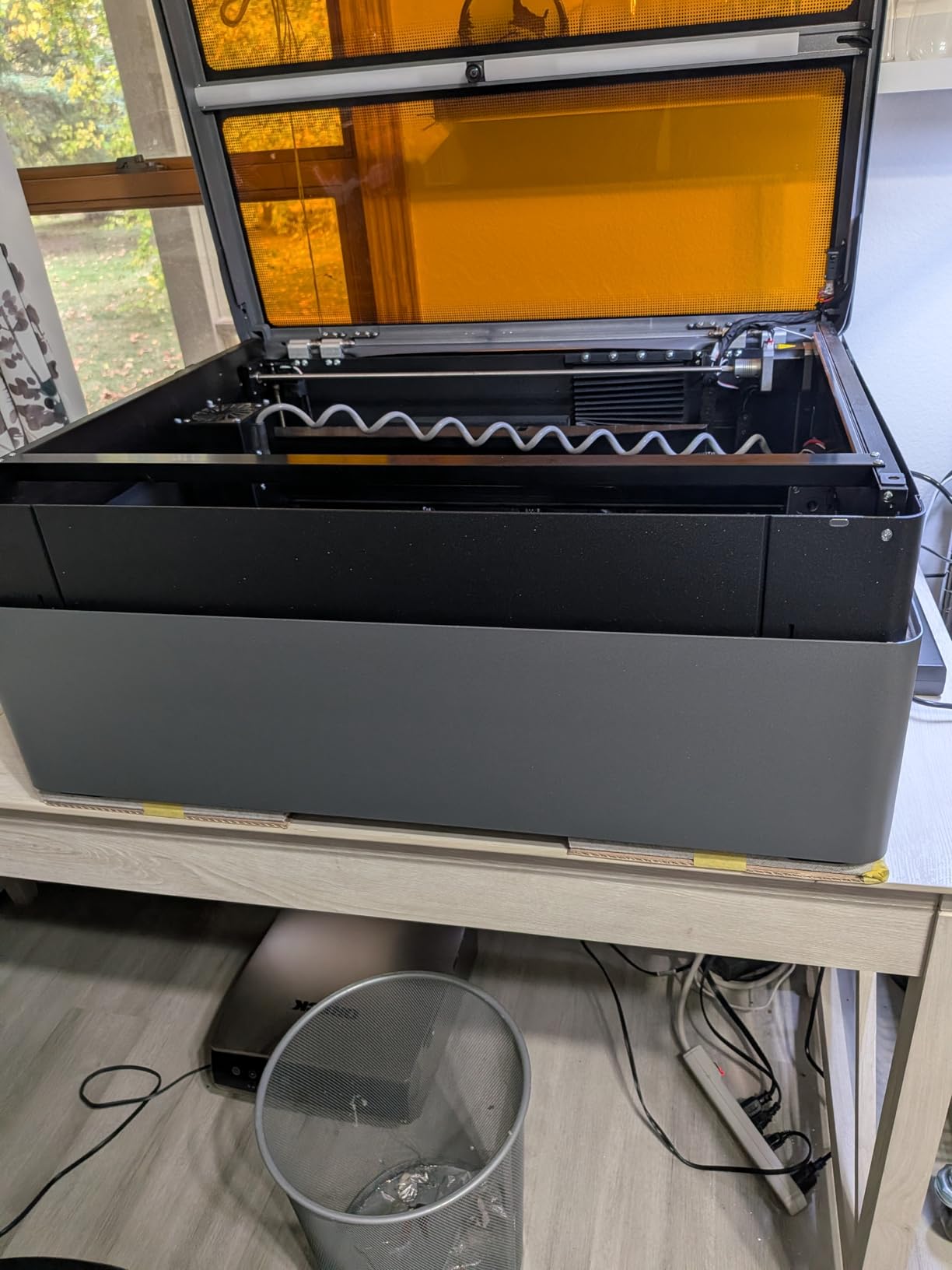 WECREAT Vision Pro 45W Laser Engraver and Cutter with Rotary Pro, HD Camera & Auto-Lifting, Laser Cutter Cuts 1
