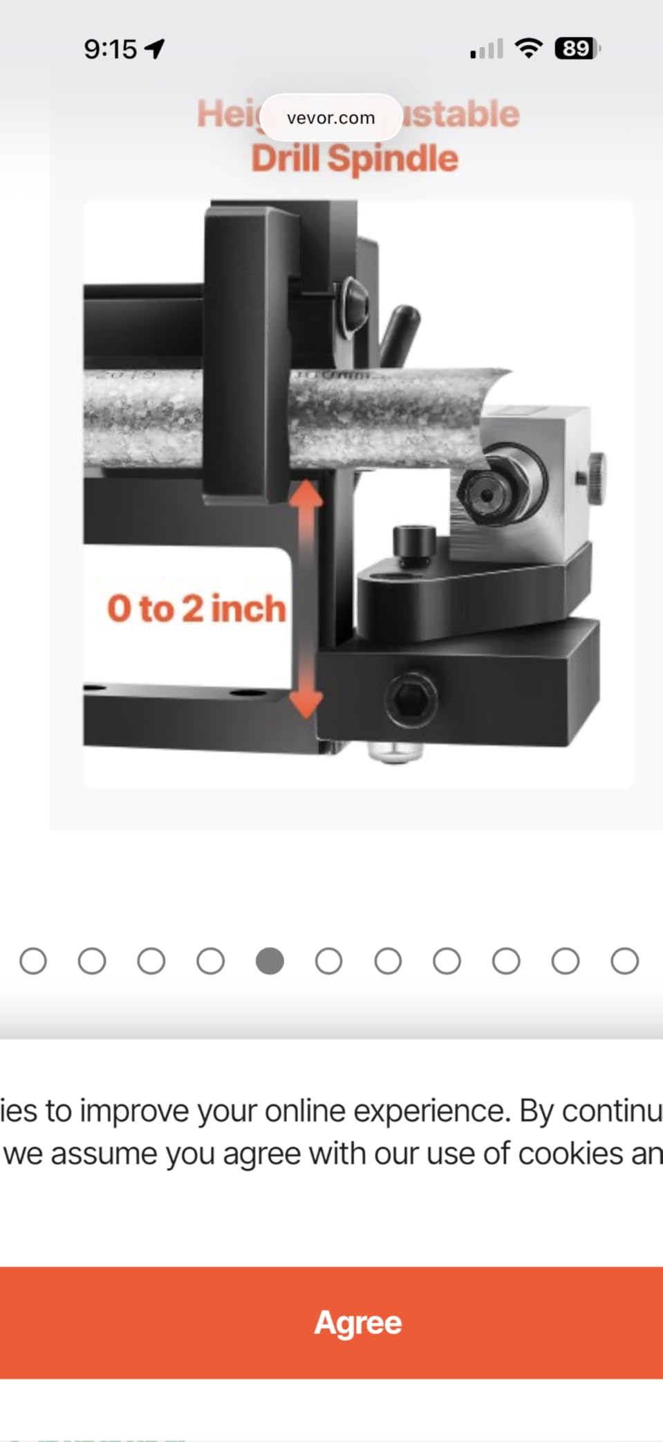 VEVOR Pipe Tube Notcher, 1/2 to 3-inch Tubing Notcher with 0 to 50 degree Adjustable Angle customer photo 2