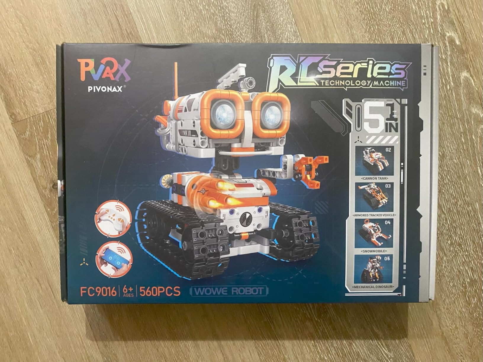 STEM Robotics Kit for Kids Ages 6+, 5-in-1 Remote/APP Control Coding Robot, Educational Engineering Building Toys with Programming, Science Projects Great Gift for Boys & Teens customer photo 1