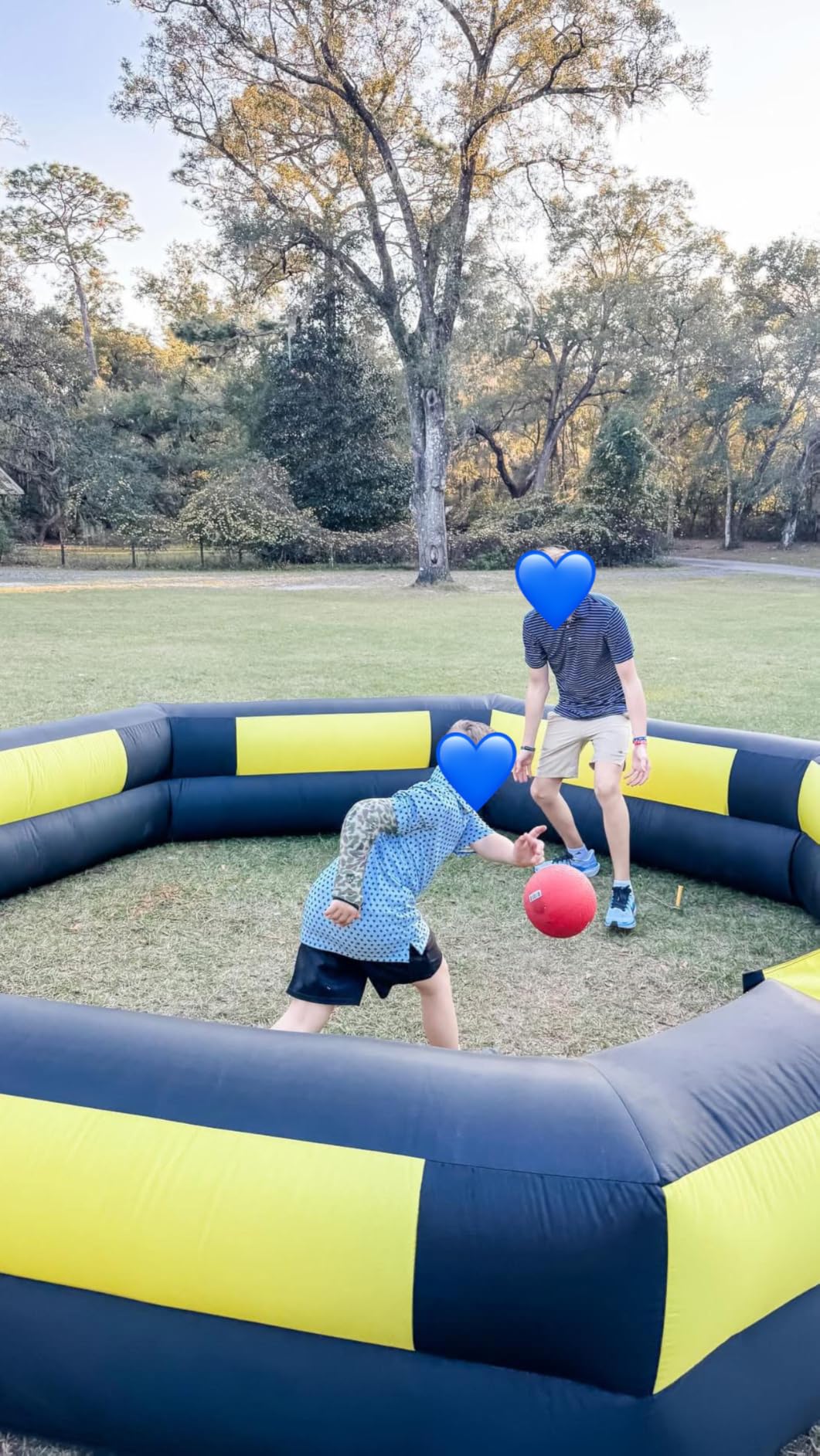 Inflatable Gaga Ball Pit, 15 FT Portable Gaga Ball Pit Kit customer photo 1