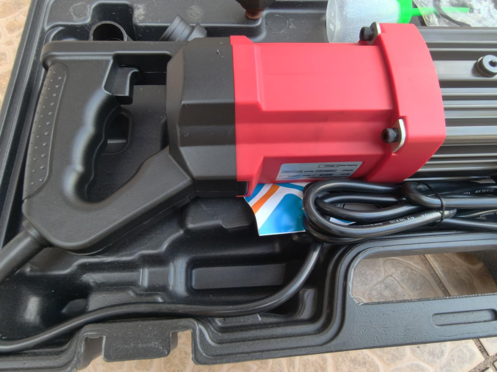 1400W Electric Hydraulic Hole Puncher, 22T Heavy Duty Hydraulic Hole Punch for Metal, Portable Punching Machine with 5 Dies - Precise Drilling for Aluminum Copper Plate Angle Iron Steel, MHP-20 customer photo 1