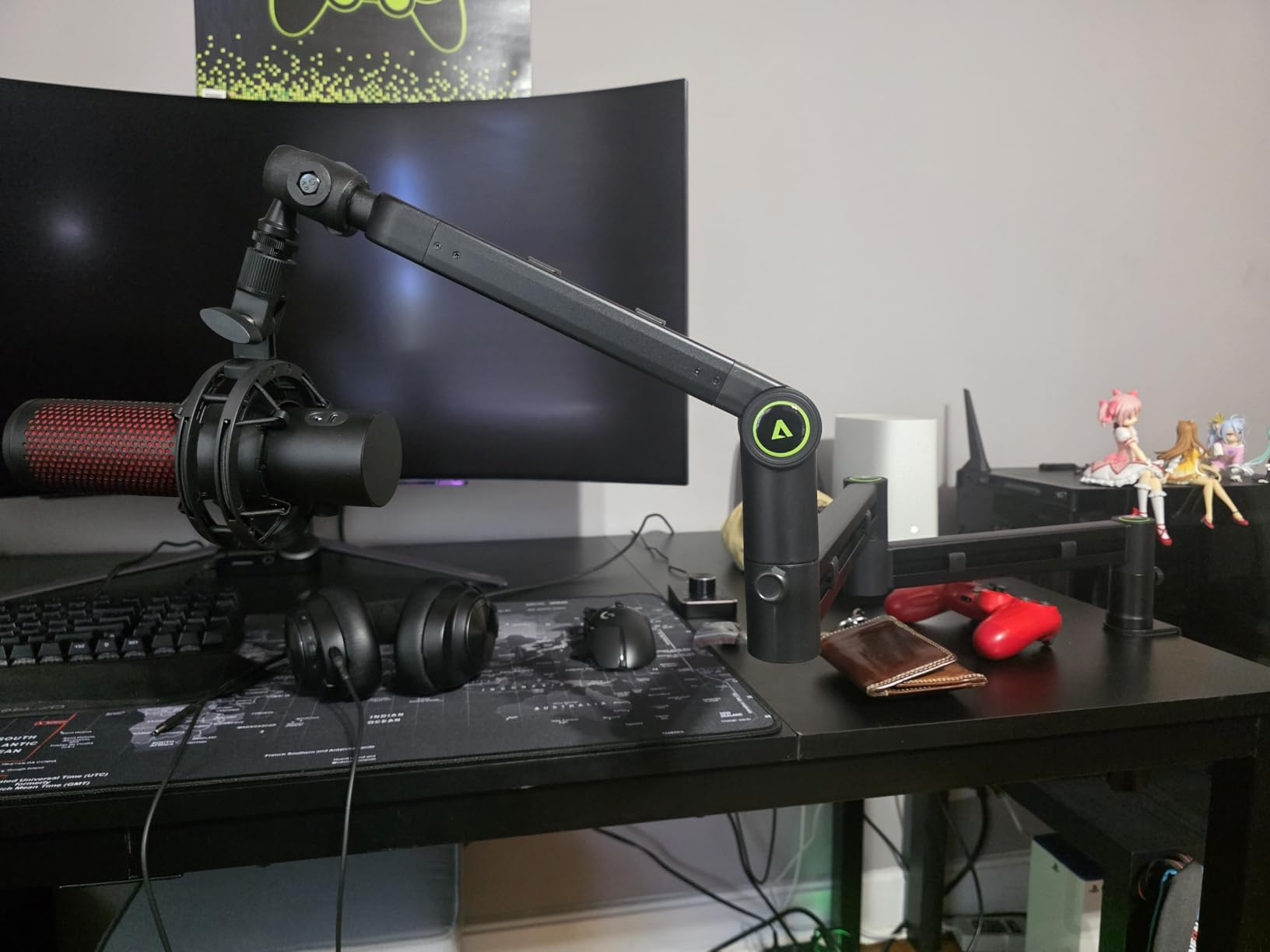 Microphone Arm,Aokeo AK-58i Desk Low Profile Mic Boom Arm Stand,Suitable For Blue Yeti,Snowball iCE,HyperX QuadCast,SoloCast,Elgato Wave,Etc customer photo 1