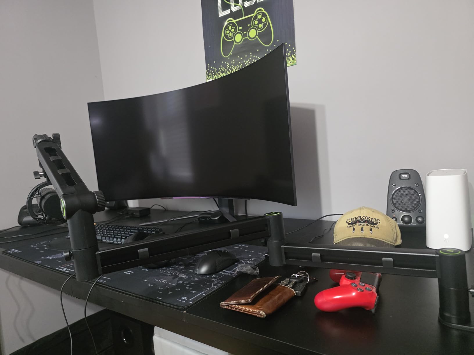 Microphone Arm,Aokeo AK-58i Desk Low Profile Mic Boom Arm Stand,Suitable For Blue Yeti,Snowball iCE,HyperX QuadCast,SoloCast,Elgato Wave,Etc customer photo 2