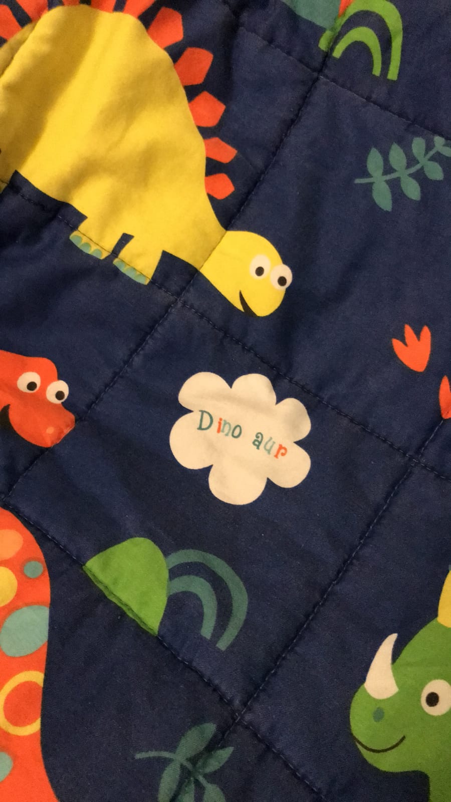 Sivio Weighted Lap Blanket for Sleep, 2lbs, 19 x 21 inches, Blue Dinosaur customer photo 1