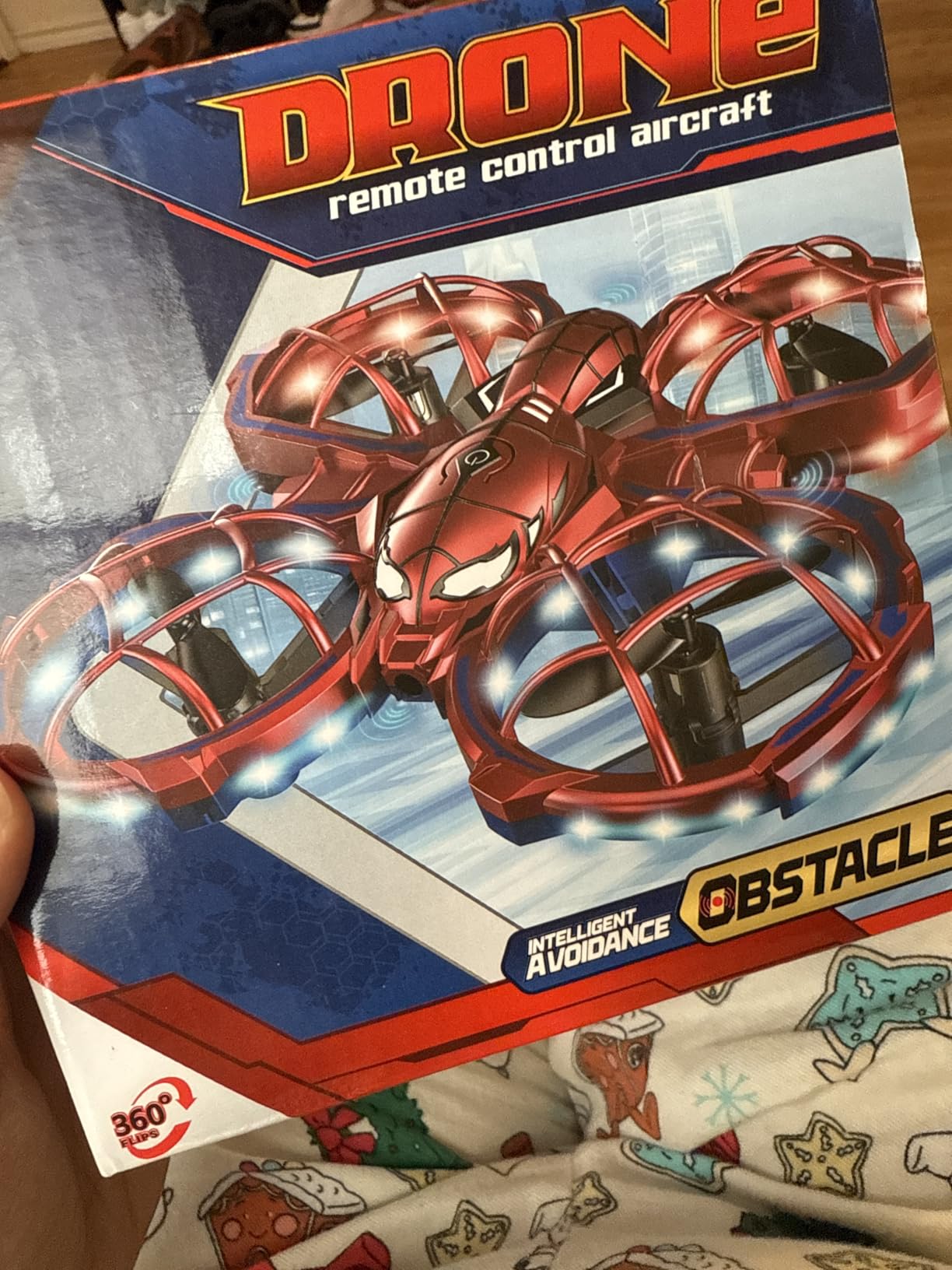 Spider Mini Drone for Kids, RC drone with LED Lights, Indoor & Outdoor Flying Toy for 8-12 Years Old Boys, 3 Speeds Mode, 360° Flips, Auto Hovering, Headless Mode, Birthday Gifts for kids Ages 3+ customer photo 1