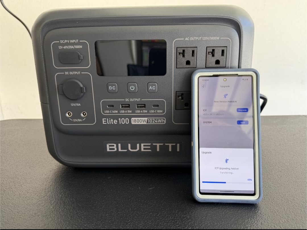 BLUETTI Elite 100 V2 Portable Power Station for Camping 1024Wh 1800W customer photo 2