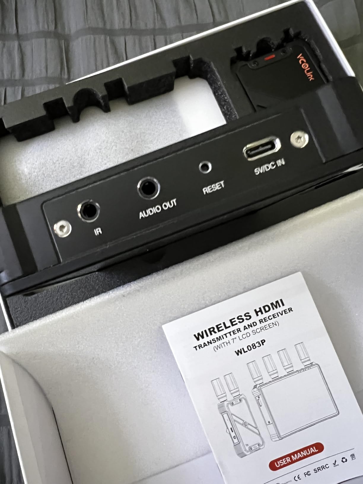 Wireless HDMI Video Transmitter and Receiver: 1 to 5 RX with 7