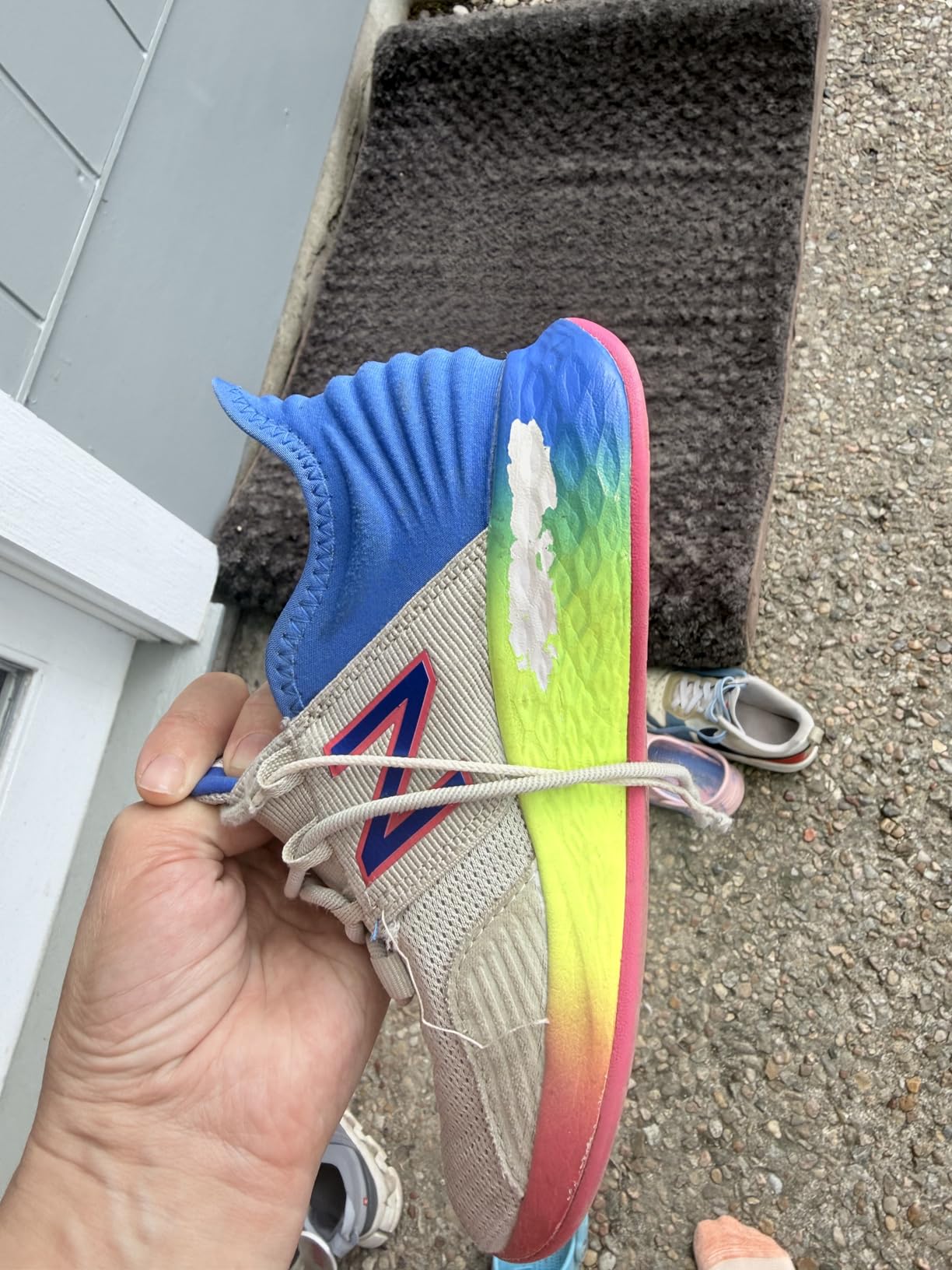 New Balance Kids' Fresh Foam Roav V1 Lace-up Sneaker customer photo 2