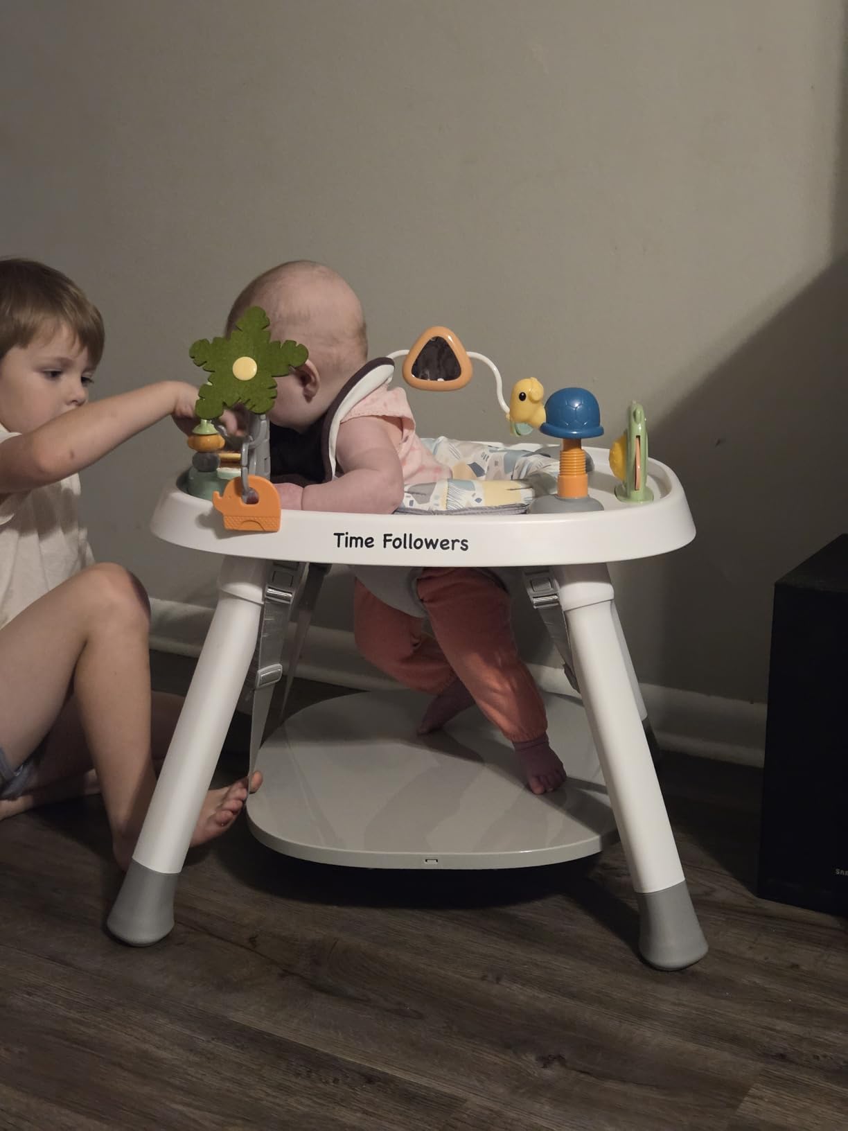 Time Followers® 6-in-1 Baby Activity Center | 4 Stage Montessori-Inspired Toys | Grow Stationary Standing Toddler Table | Jumpers & Bouncers | Must Have for Boy & Girl 6, 12, 24+ Month Old customer photo 2