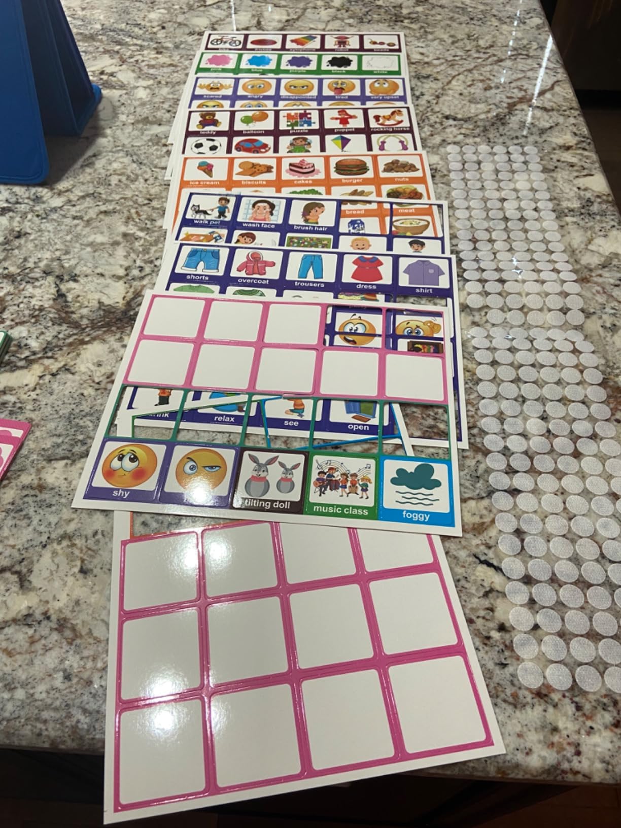 PECS Communication Book for Autism & Nonverbal Kids - Visual Behavior Aid with 217 Picture Cards, Speech Therapy Toys for Toddlers, Special Education Learning Materials for Home & School customer photo 1