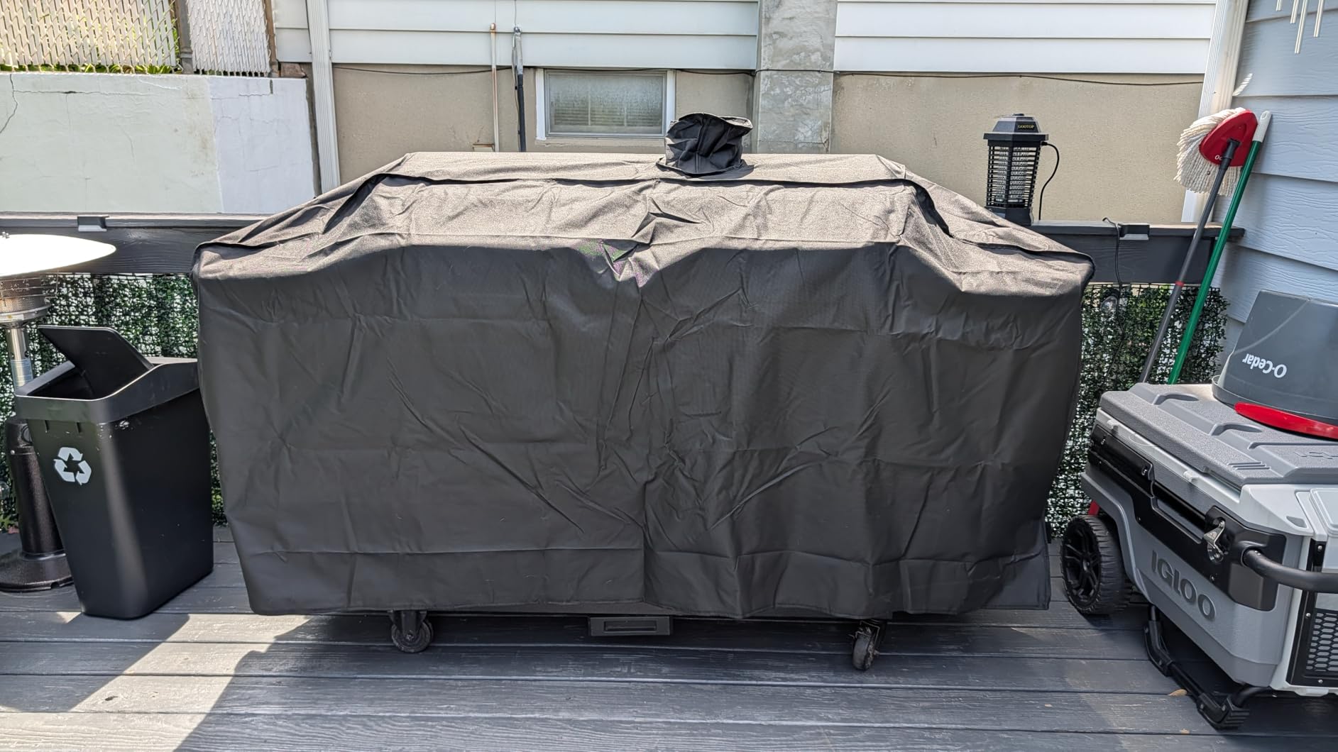 Heavy Duty 600D Polyester Cover Compatible with Pit Boss Competition Series 1600 PB1600CS, Titan Wood Pellet Grill, Pro Series 1600 Elite Grill,Navigator 1600 Wood Pellet Grill Without Smoke Stack customer photo 1