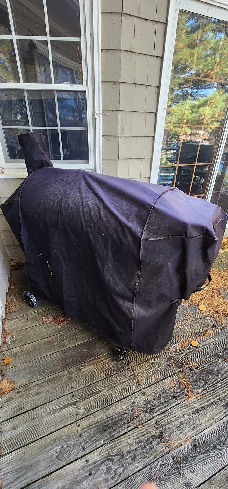Heavy Duty 600D Polyester Cover Compatible with Pit Boss Competition Series 1600 PB1600CS, Titan Wood Pellet Grill, Pro Series 1600 Elite Grill,Navigator 1600 Wood Pellet Grill Without Smoke Stack customer photo 2
