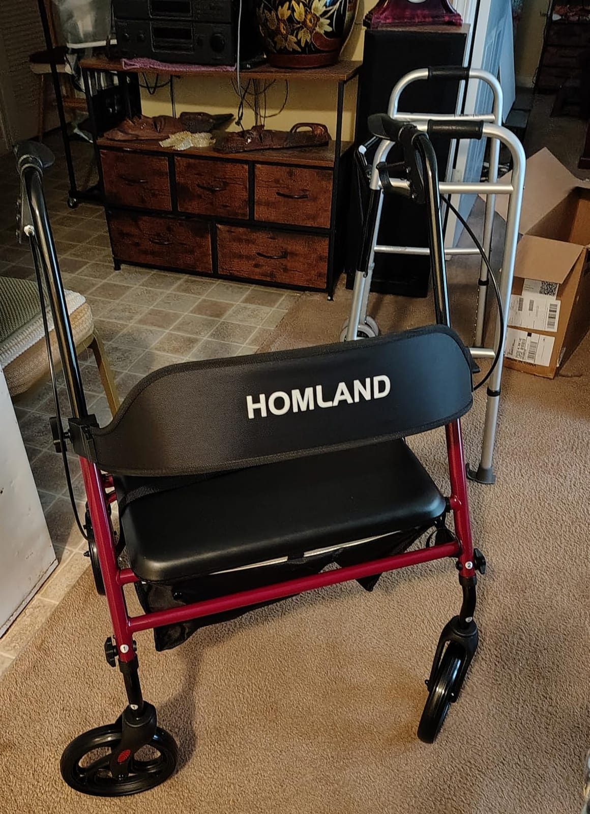 HOMLAND Bariatric Walkers for Seniors with Seat, 20