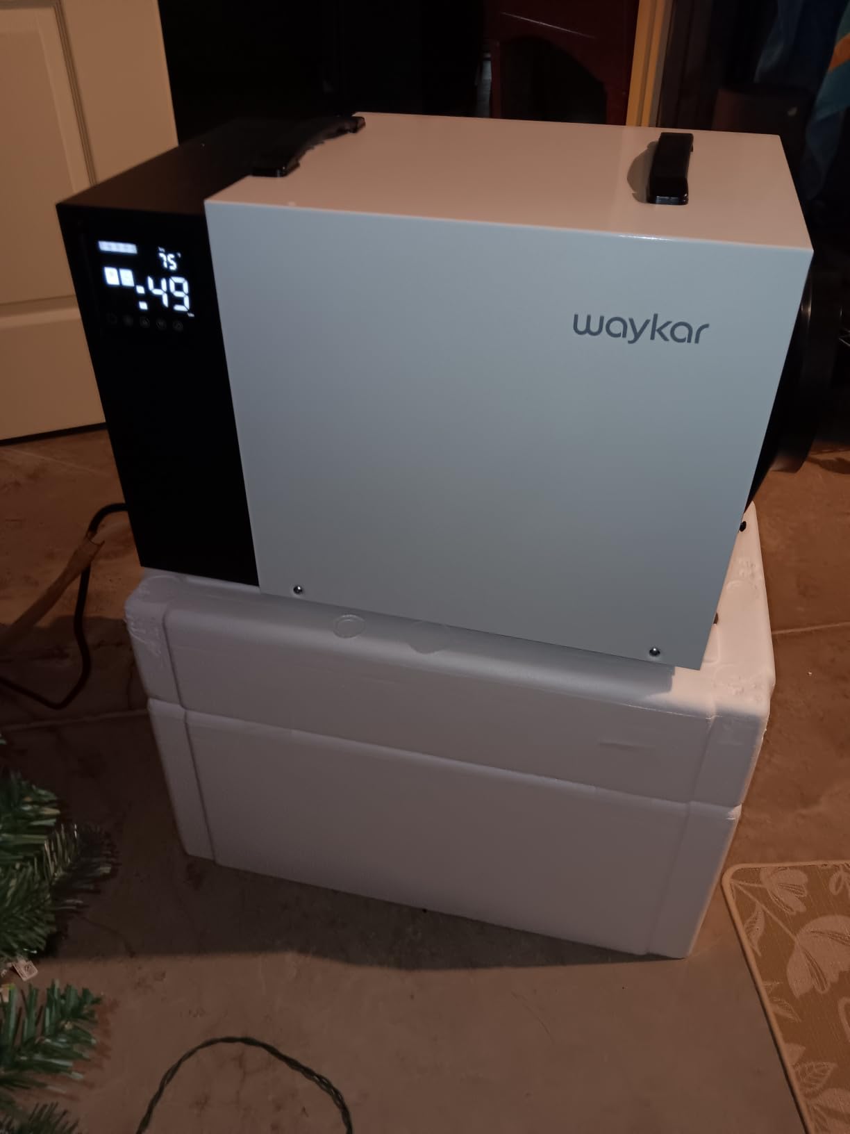 Waykar 125 Pint Crawl Space Dehumidifier with Drain Hose for Basements, Commercial & Water Damage Spaces up to 6500 Sq. Ft., Compact, Strong Dehumidification, 5-Year Quality Coverage customer photo 2