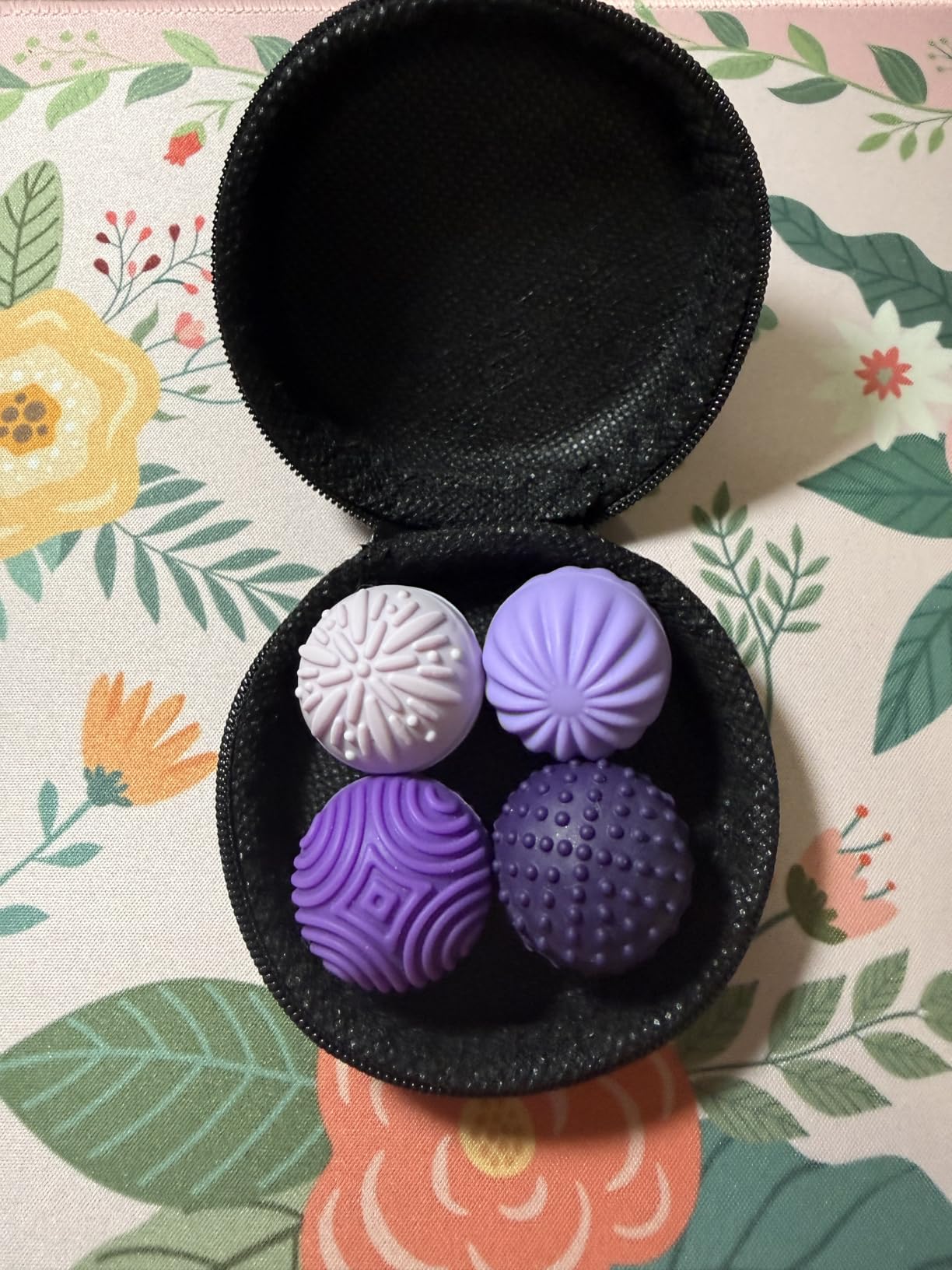 Silicone Magnetic Balls Fidget Toys for Adults & Teens, 4PCS Stress Relief Sensory Toys for Autism ADHD Anxiety, Fun Textures Gadgets, Office Desk Toy, Stocking Stuffers for Men Women Teen Gifts customer photo 1