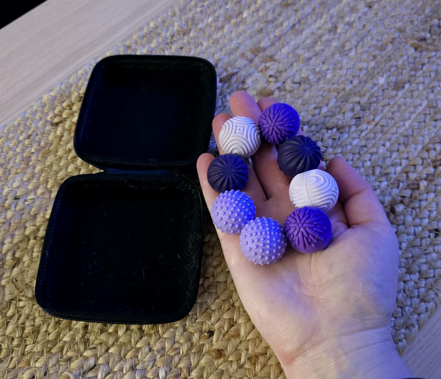 Silicone Magnetic Balls Fidget Toys for Adults & Teens, 4PCS Stress Relief Sensory Toys for Autism ADHD Anxiety, Fun Textures Gadgets, Office Desk Toy, Stocking Stuffers for Men Women Teen Gifts customer photo 2
