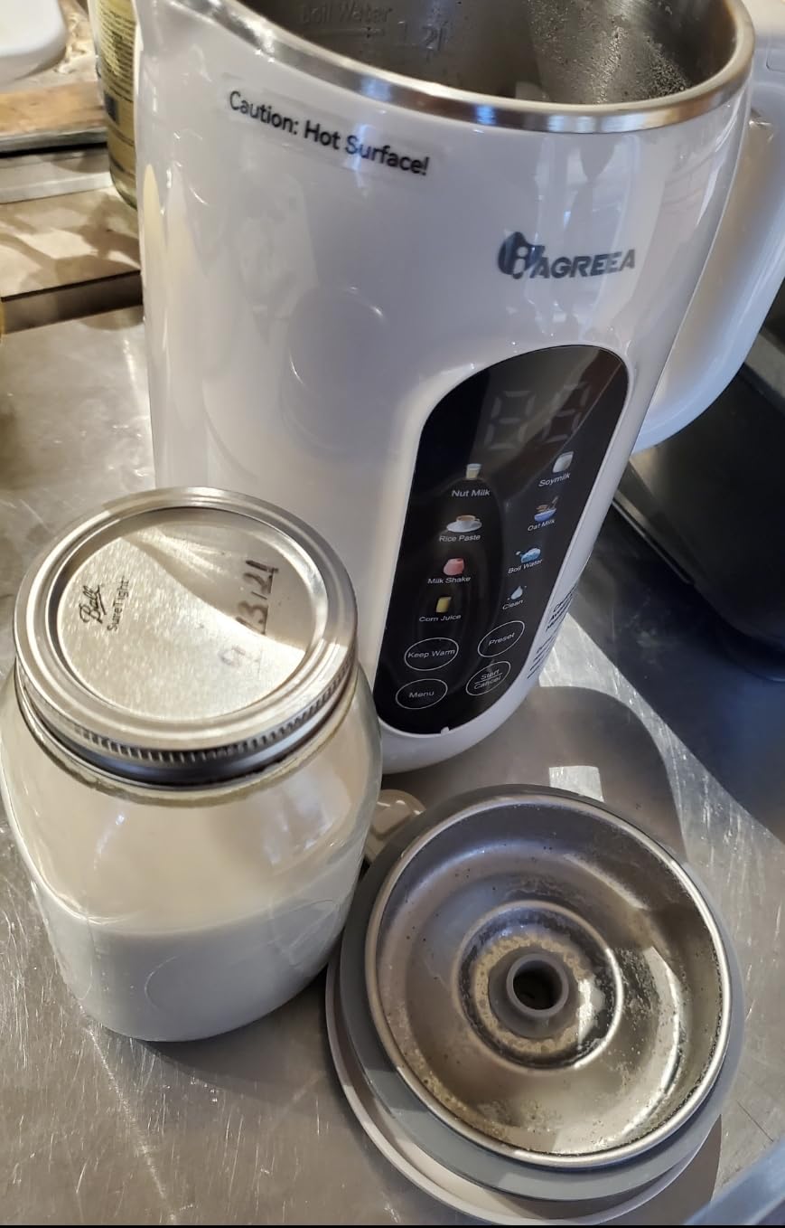 IAGREEA 35oz Glass Nut Milk Maker Machine, 10 in 1 Noise Reducing Soy Maker customer photo 2