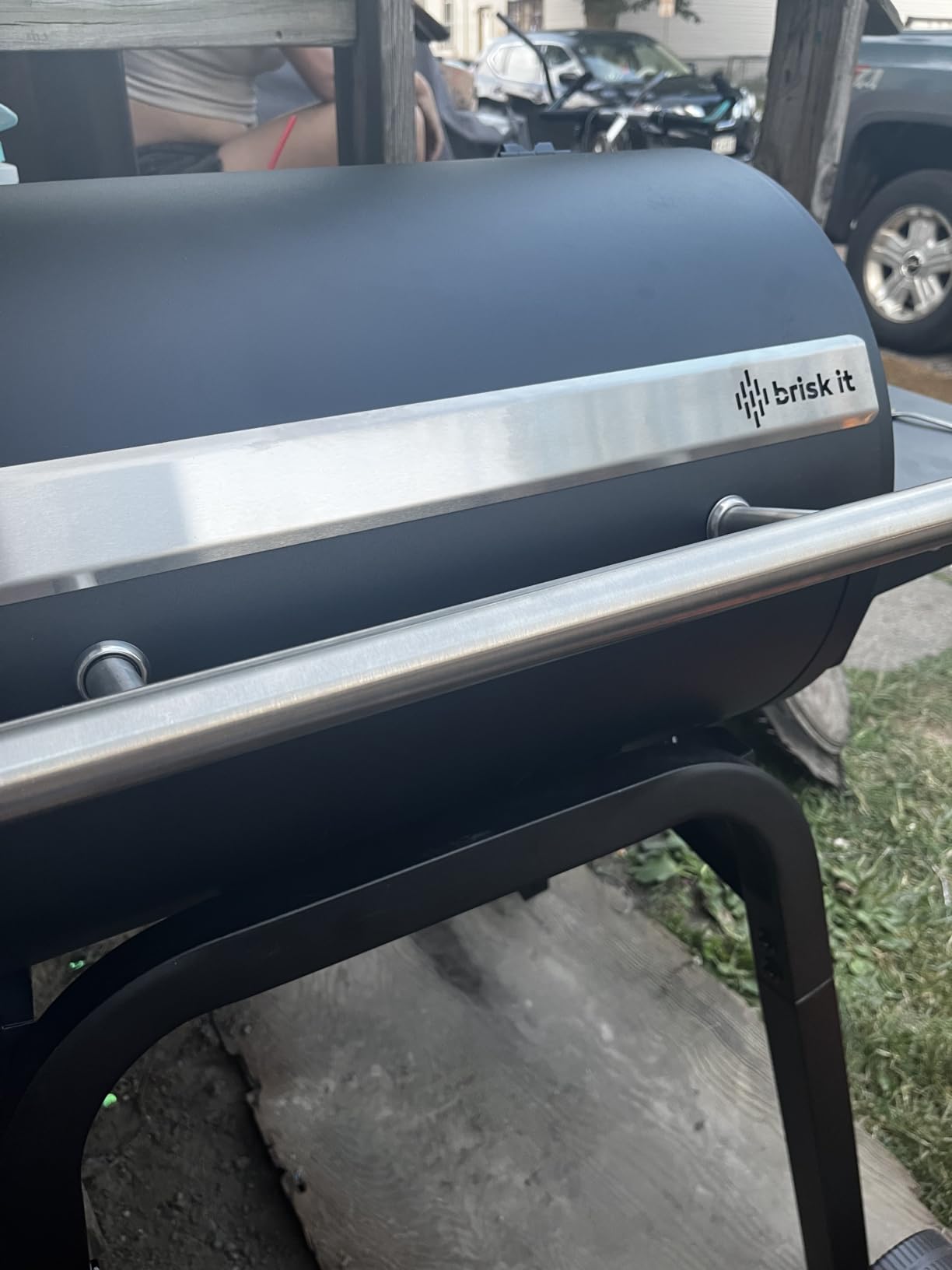 Brisk It Zelos-450 Wood Pellet Grill & Smoker, 450 Sq In, WiFi and A.I. customer photo 1