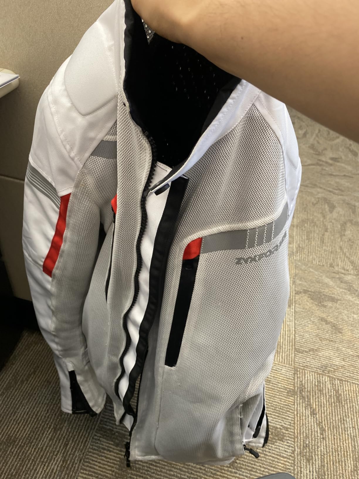 Summer Motorcycle Riding Jacket for Men with CE Armor customer photo 2