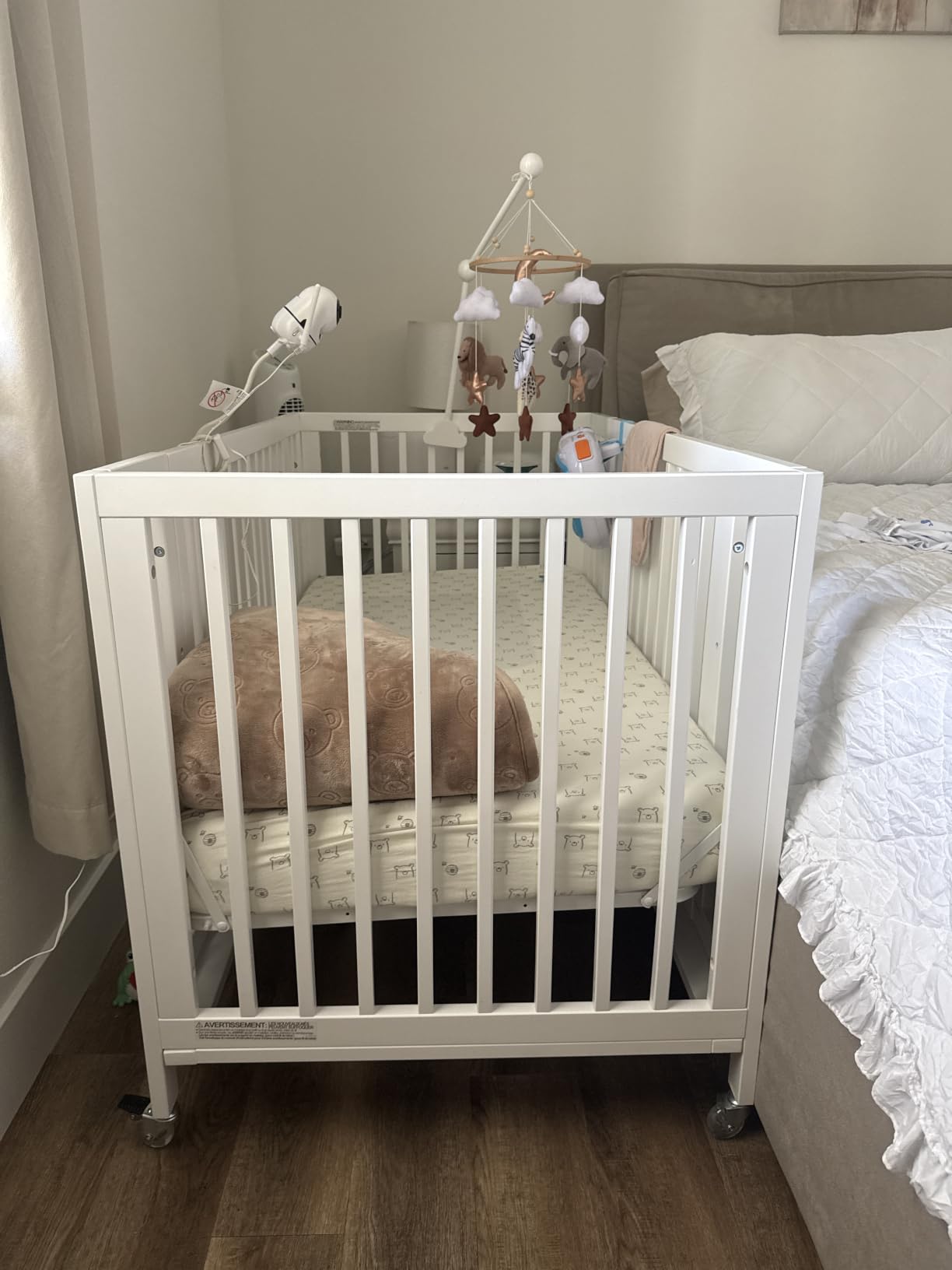 Babyletto Rolli 9-in-1 Convertible All-Stages® Bassinet to Full-Size Crib in Honey, Greenguard Gold Certified, Portable & Adjustable with Select Conversion kit and Pads Included customer photo 1