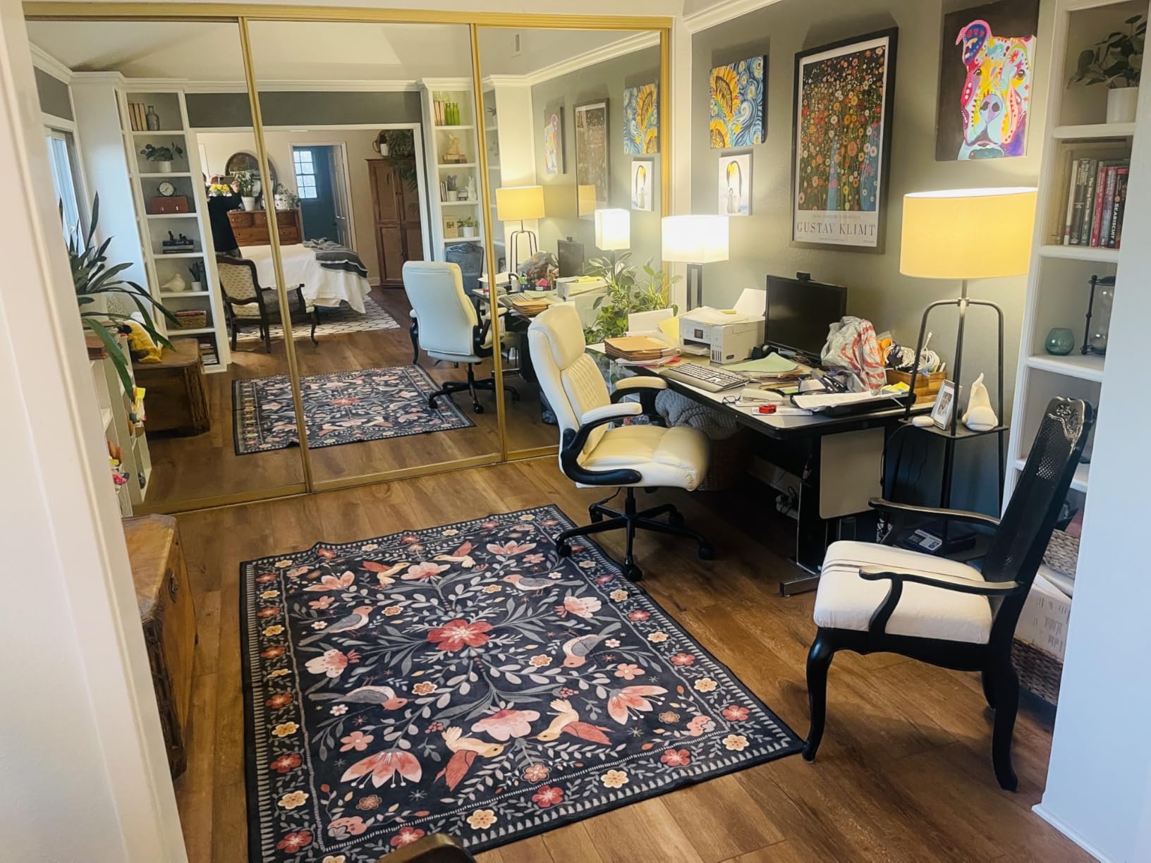 Morebes 5x7 Sage Green Area Rugs, Washable Floral Nursery Rug Non Slip, Soft Low Pile Indoor Floor Carpet for Living Room Dining Playroom Home (Sage Green 5'x7') customer photo 1