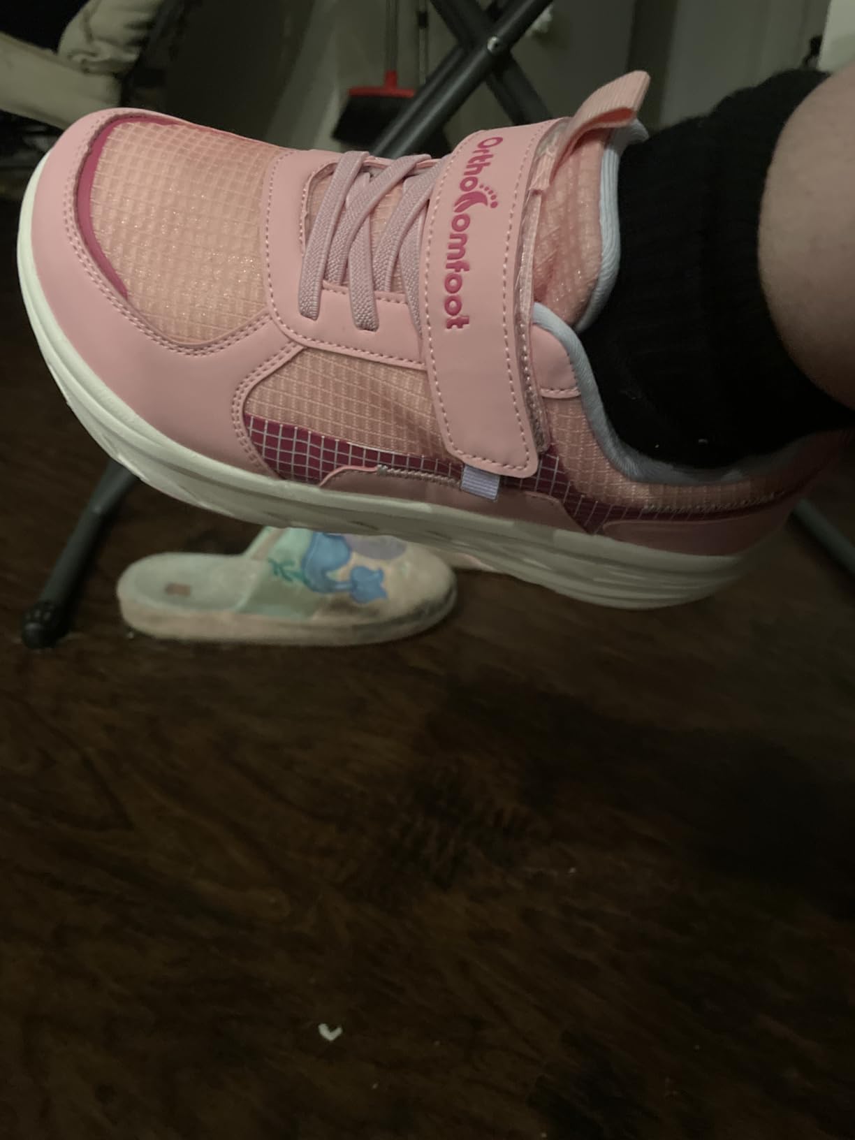 Boys Girls Kids Orthopedic Tennis Shoes: Wide Toe Box Comfortable Casual Arch Support Plantar Fasciitis Running Sneakers, Orthotic Athletic School Sport Walking Shoes for Foot and Pain Relief customer photo 2