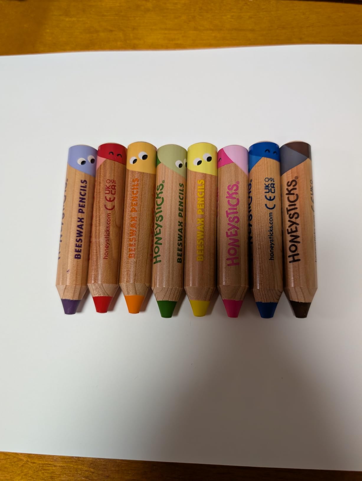 Honeysticks Little Learner Jumbo Colored Pencils (8 Pack) - Natural Beeswax customer photo 2