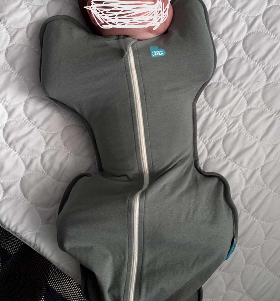 Love to Dream Swaddle Up, Baby Sleep Sack | 1.0 TOG, 8-13 lbs, Oatmeal customer photo 1