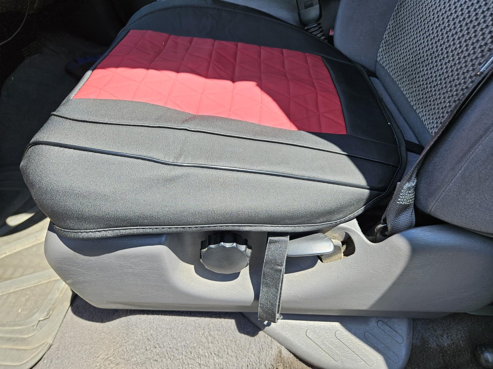 Luxury Faux Leather Car Seat Cover, Car Seats Cushion, Beige customer photo 2