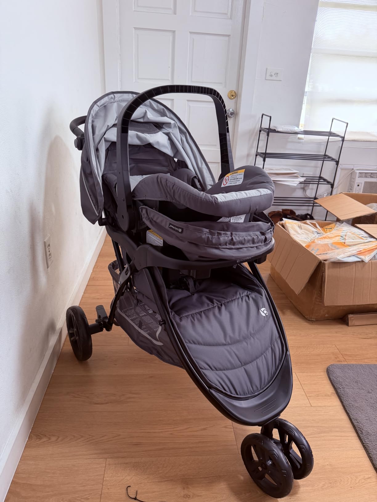 Baby Trend EZ Ride SE Travel System with Secure-Lift Infant Car Seat, Bluebell customer photo 1