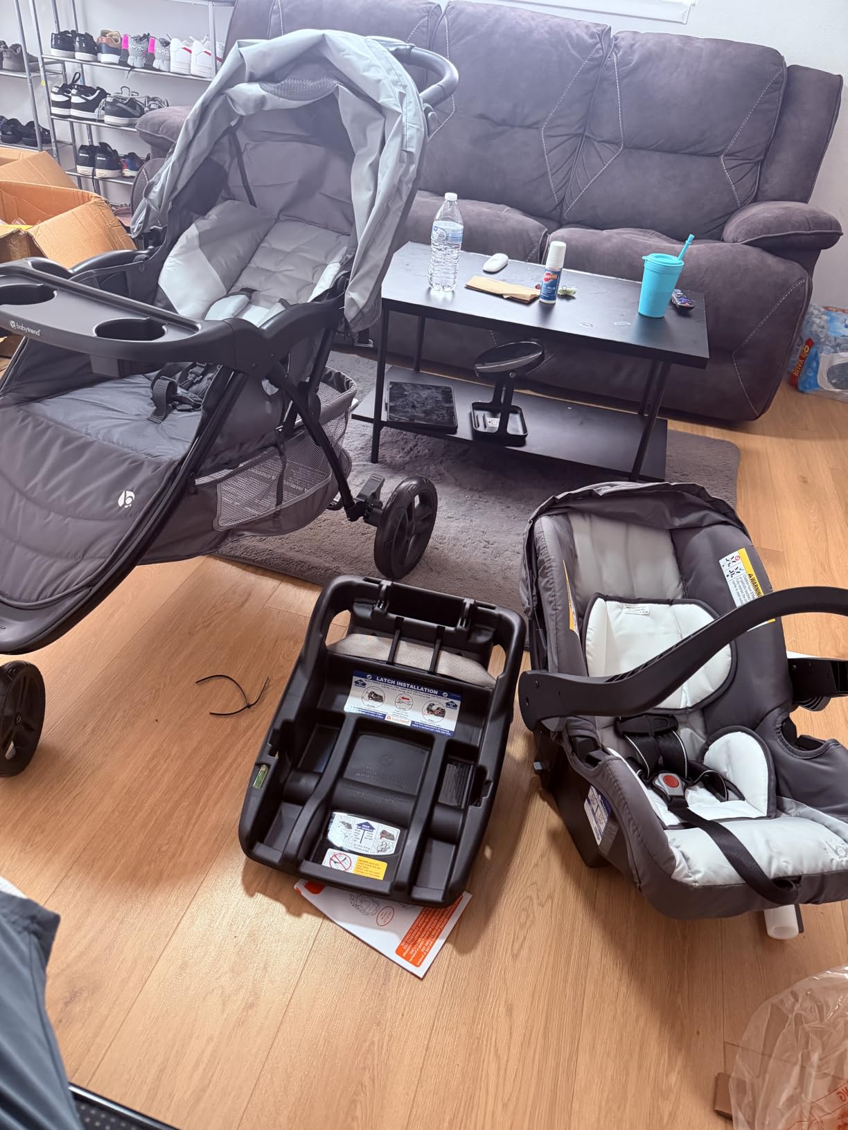 Baby Trend EZ Ride SE Travel System with Secure-Lift Infant Car Seat, Dash Sage customer photo 1