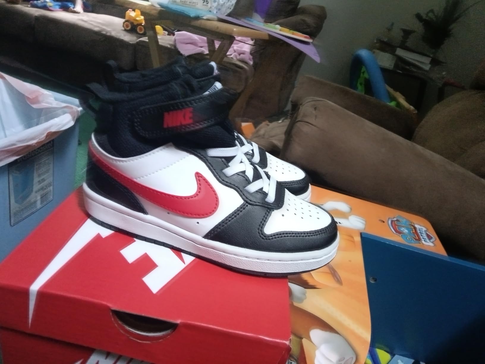 Nike Unisex Kids' Court Borough Mid 2 Shoes - Boys Girls Toddlers & Baby Sneakers customer photo 1