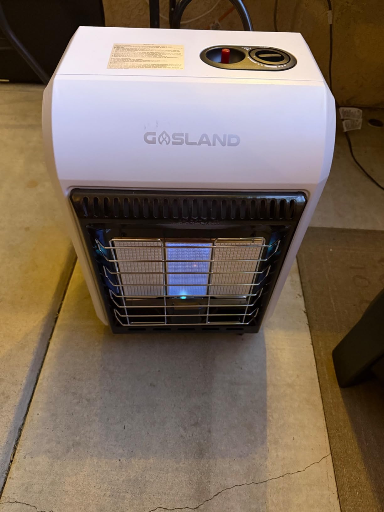 GASLAND Flame Jet 125,000 BTU Propane Force Air Heater, Portable Propane Heater for Garage, Workshop, Job Site, Outdoor Camping & Industrial Space - Fast Heating, Durable Steel Construction customer photo 2