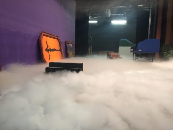 1200W Fog Machine Outdoor Indoor, 18 Lights Halloween Smoke Machine Fog | 6000CFM, 13 Colors & Remote Controls for Party Stage Effect customer photo 2