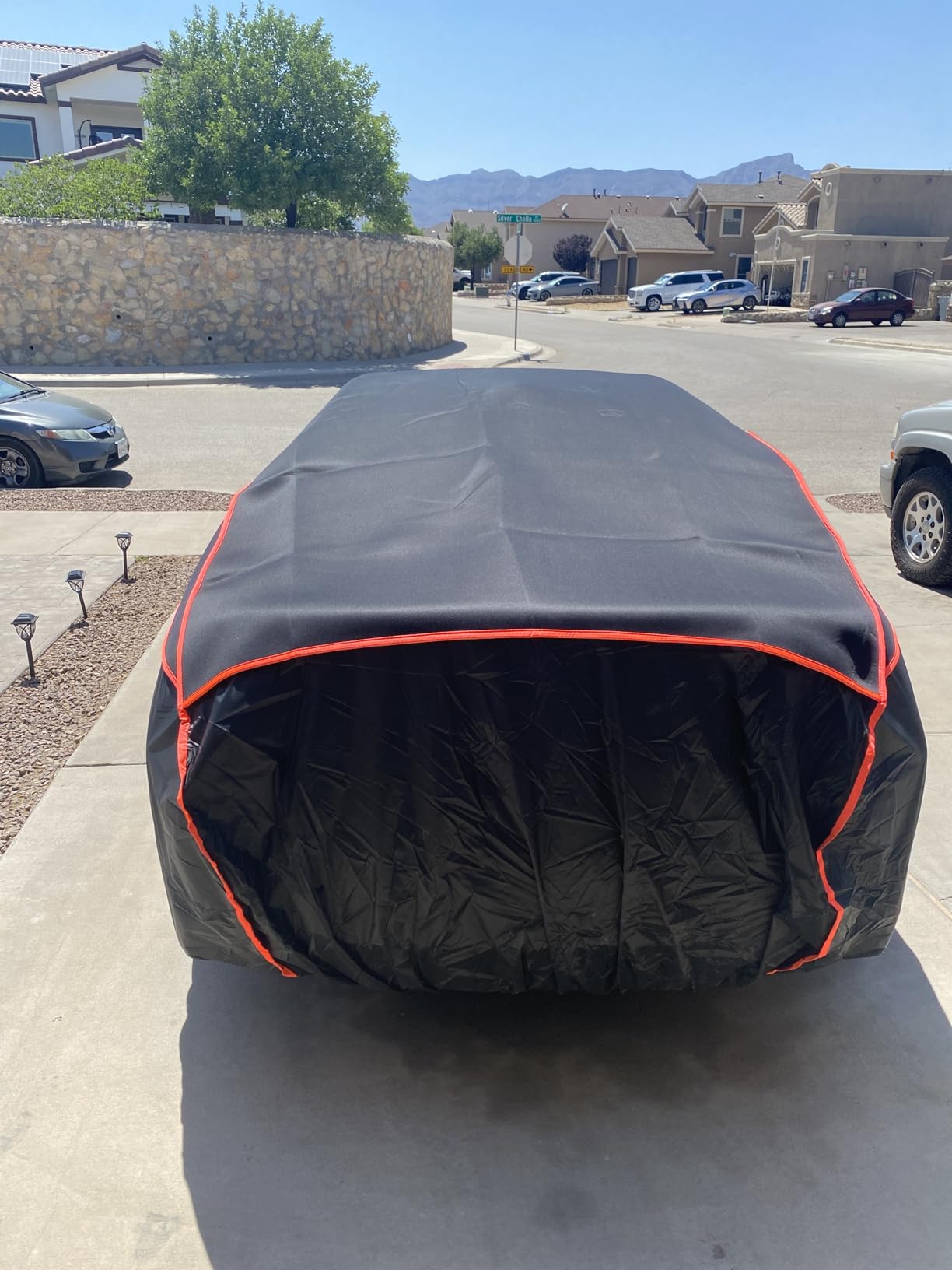 Hail Protector Car Cover, Thickened Multi-Layered EVA Size A3 (187-198inch) customer photo 2