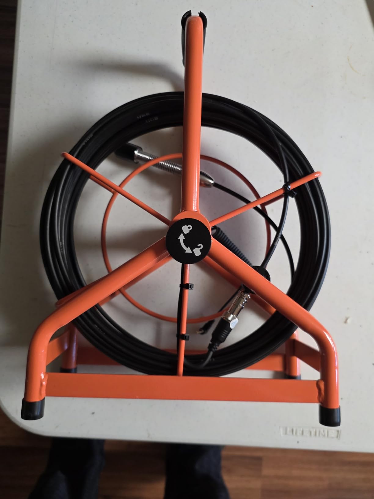 [ChoosePRO®] HD1080P Sewer Camera 7'' w/1s Twist-Unlock System, DVR-32GB, 0.64'' Thicker Reel, 5000mAh 100FT Marked Cable, Plumbing Pipe Inspection Camera for Drain & Sewer Inspection customer photo 1